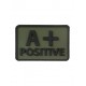 Blood Type - OD, Crafted for reliability and clarity, these Helikon-Tex® PVC patches provide quick, unmistakable identification of your blood type in any environment